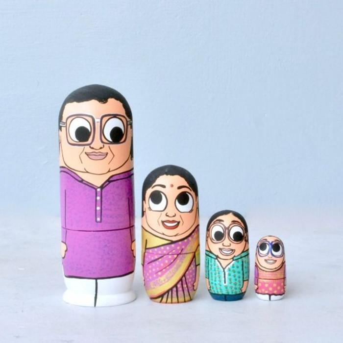 Personalized russian hot sale nesting dolls