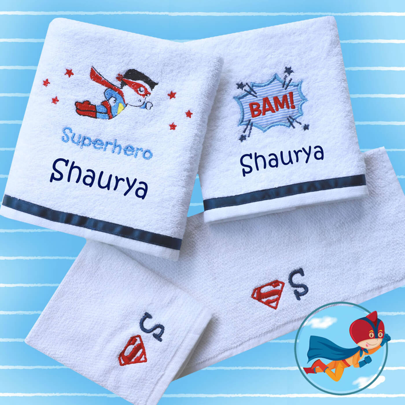 Superhero towels 2025