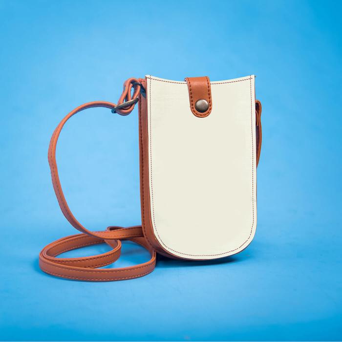 Mobile sling bag discount leather