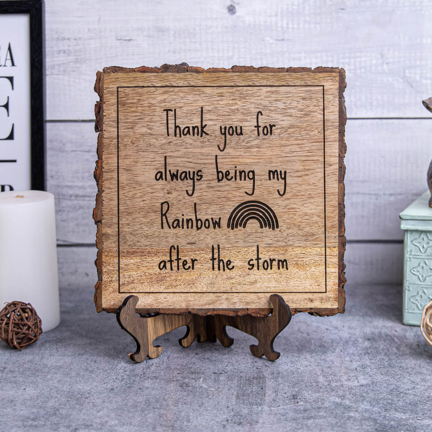 Buy Customized Wedding Gift - Wooden Plaque Online On Zwende