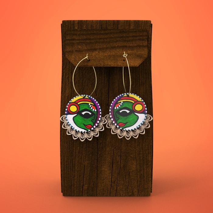 Kathakali earrings deals