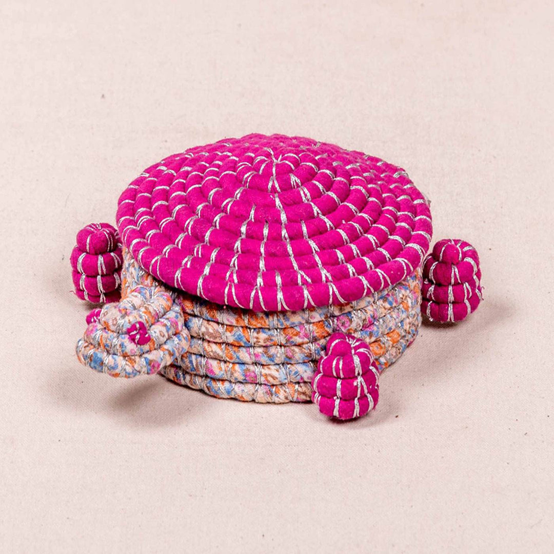 Handwoven Storage Turtle Shaped Basket