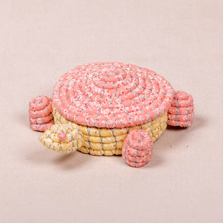 Handwoven Storage Turtle Shaped Basket