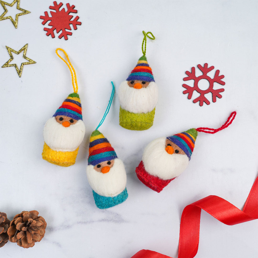 Handcrafted Felt Christmas Ornaments