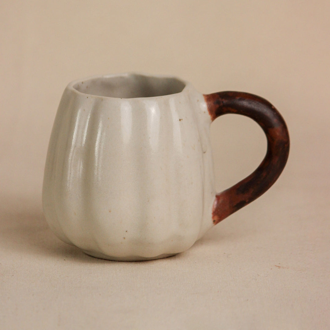 Handpainted Pumpkin-Shaped Mug