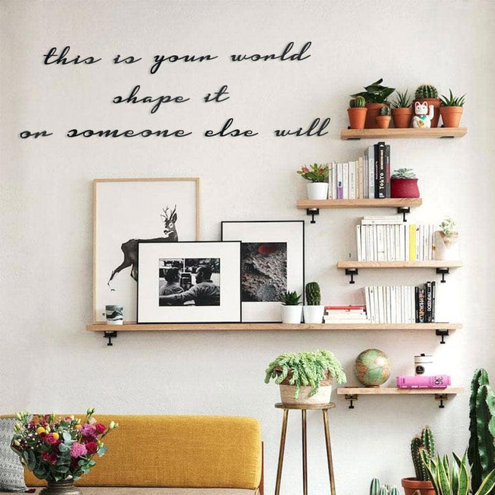 Personalized Motivational Steel Wall Art | Easy to Install