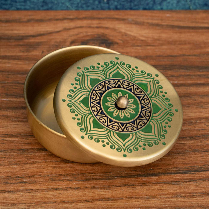 Utsav Handcrafted Brass Nuts Bowl