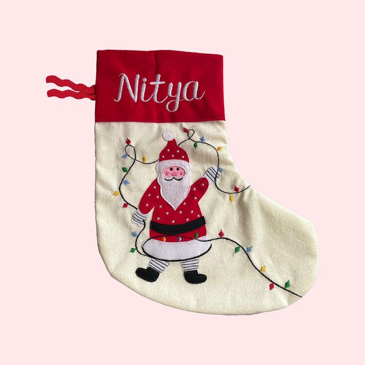 Personalised Velvet Christmas Stocking