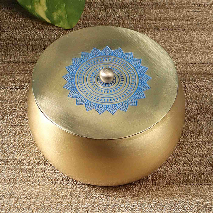 Dohar Brass Trinket Box for Jewelry & Gifting