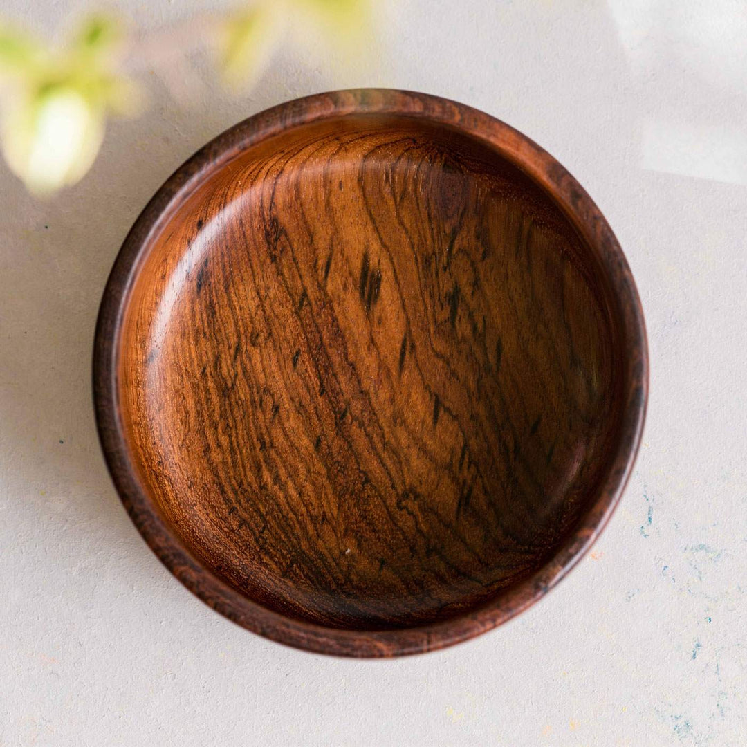 Sitabo Mango Wood Wide Bowl