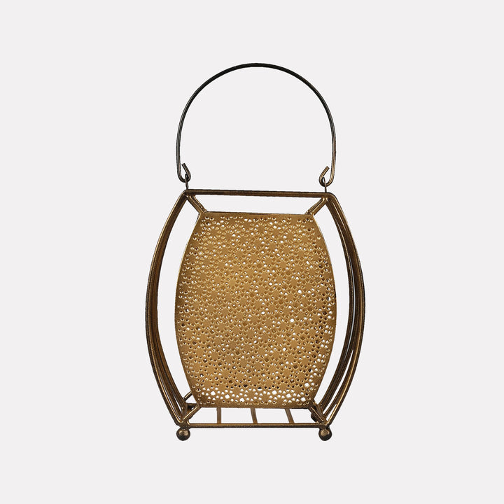 Mysore Metal Lantern with Antique Finish