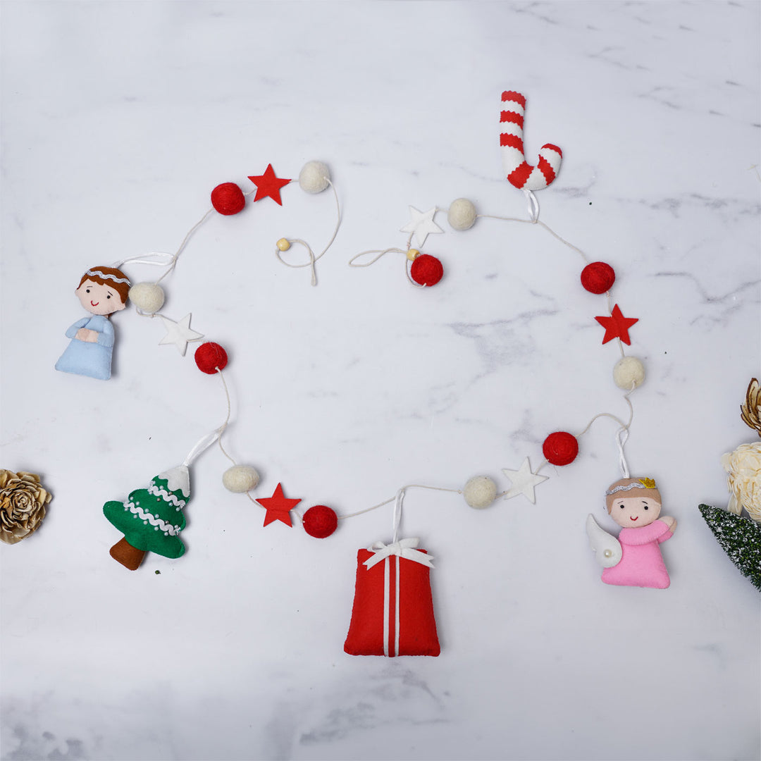 Handcrafted Felt Christmas Bunting