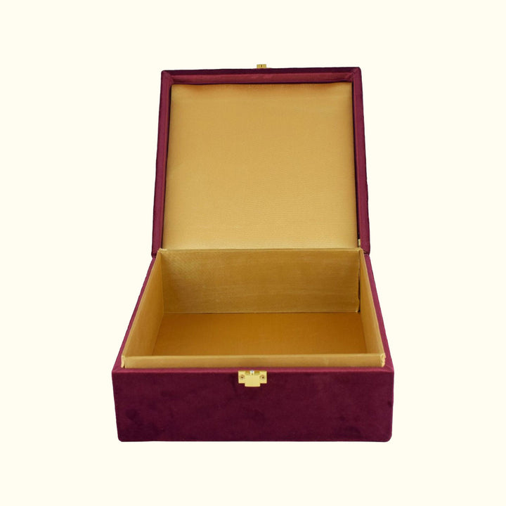 Zardozi Suede Festive Gift Box