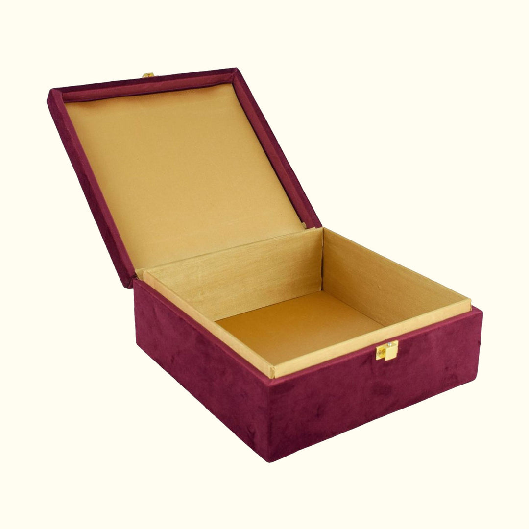 Zardozi Suede Festive Gift Box