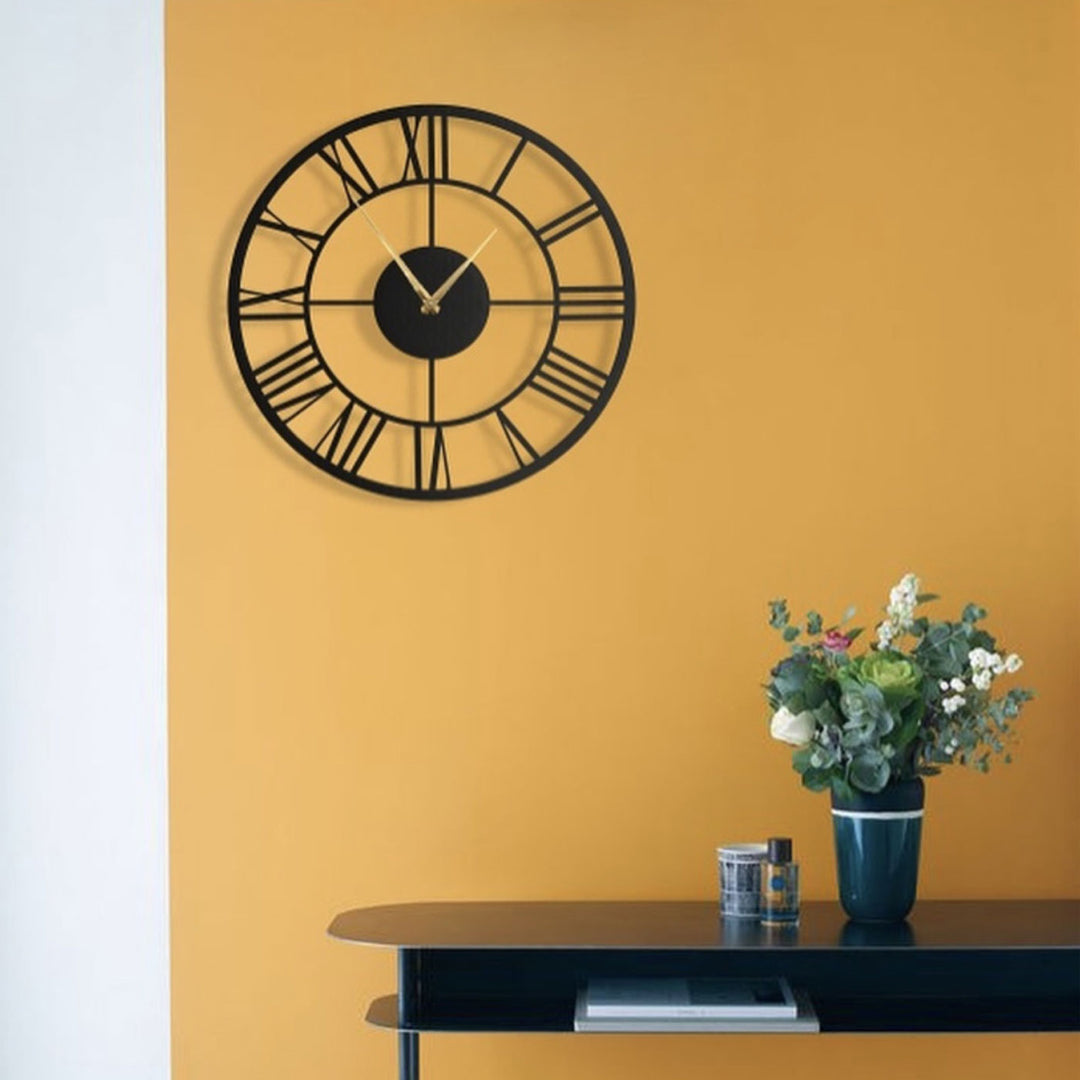 Minimalist Steel Wall Clock