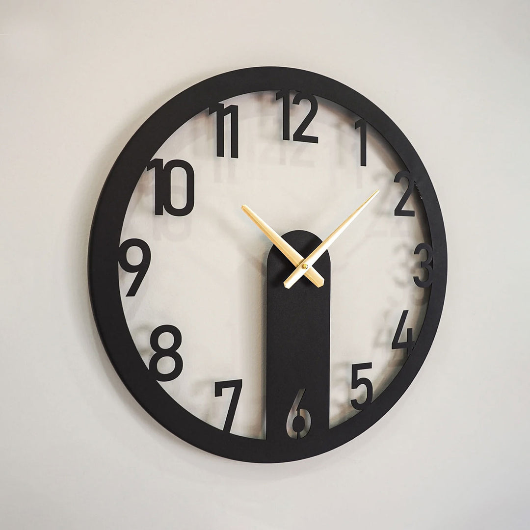 Minimalist Steel Wall Clock