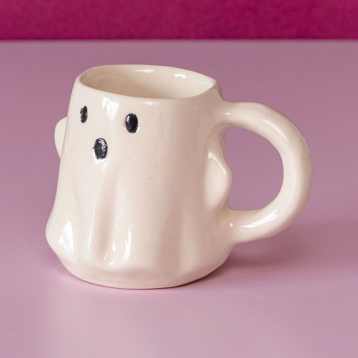 Handpainted Ceramic Ghost mug