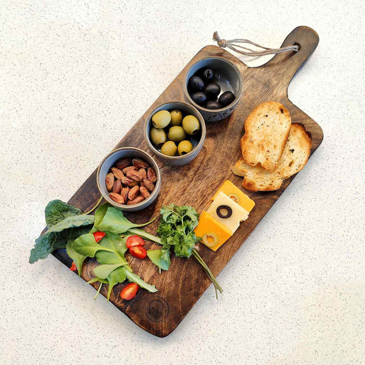 Seasoned Mango Wood Long Cheese Board