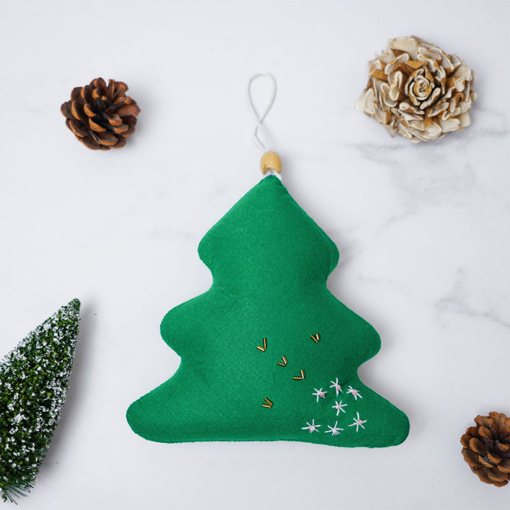 Handcrafted Felt Christmas Tree Hanging