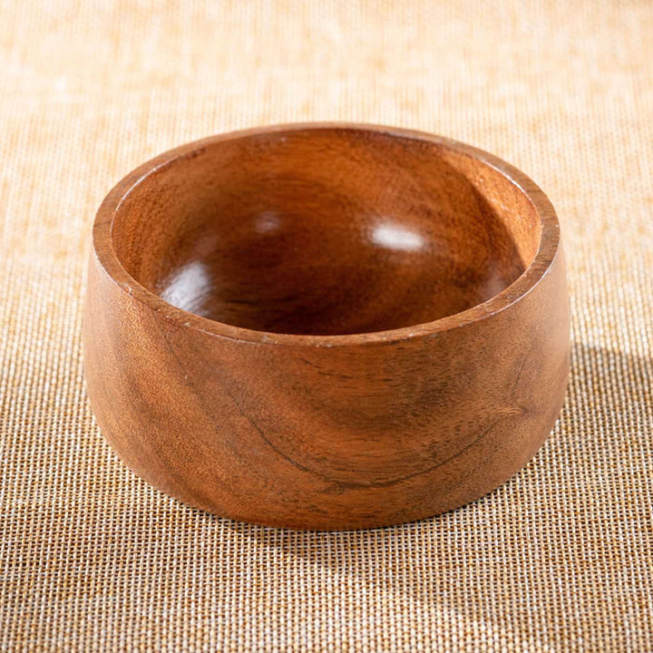 Gumbad Acacia Wood Dip Bowl I Set of 2