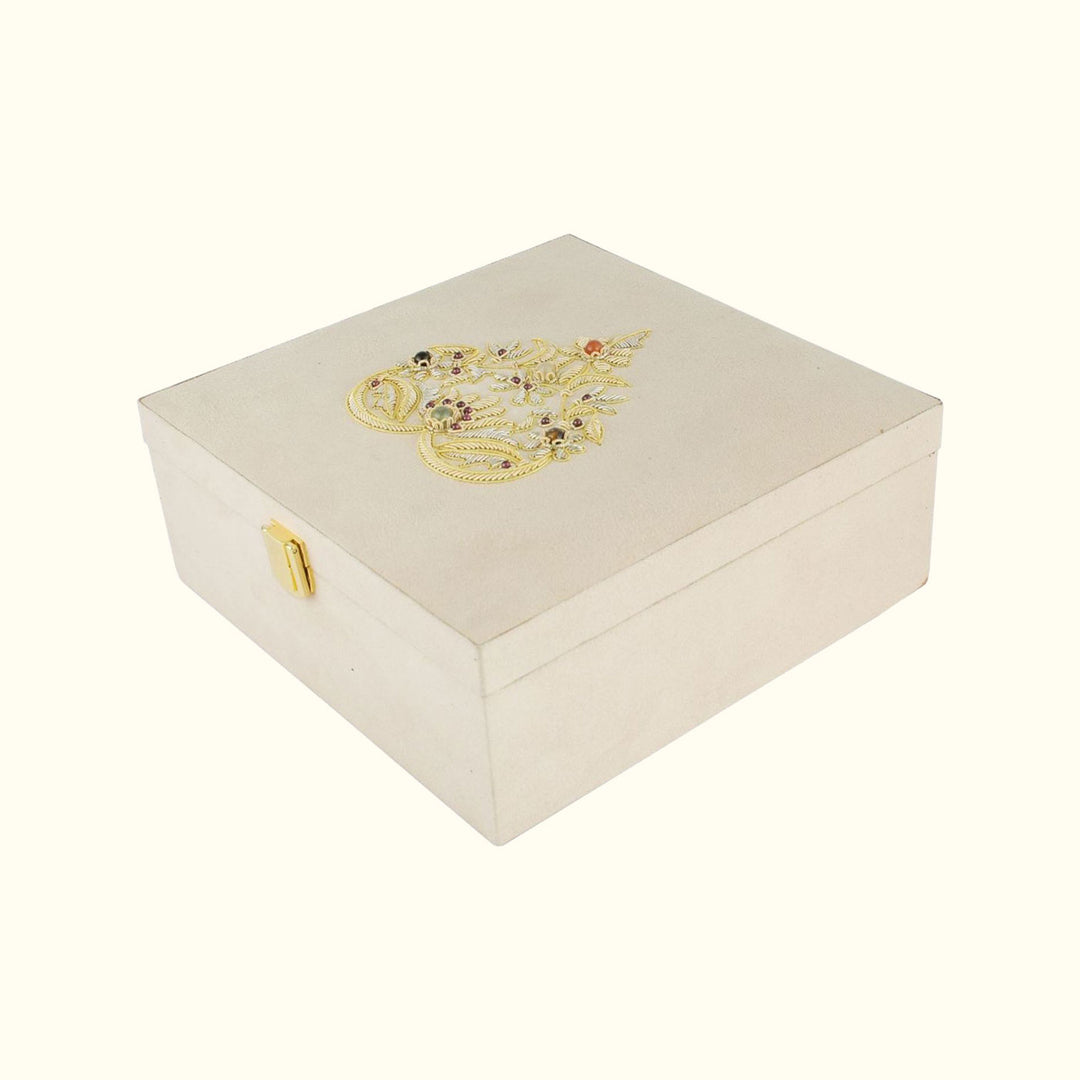 Zardozi Suede Festive Gift Box