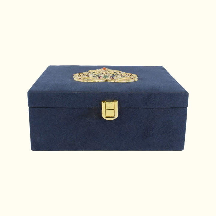 Zardozi Suede Festive Gift Box