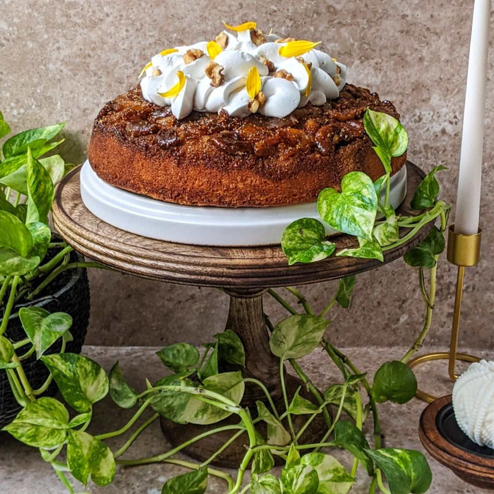 Seasoned Mango Wood Detachable Cake Stand