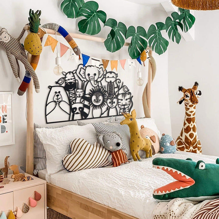 Jungle Metal Wall Art For Kids