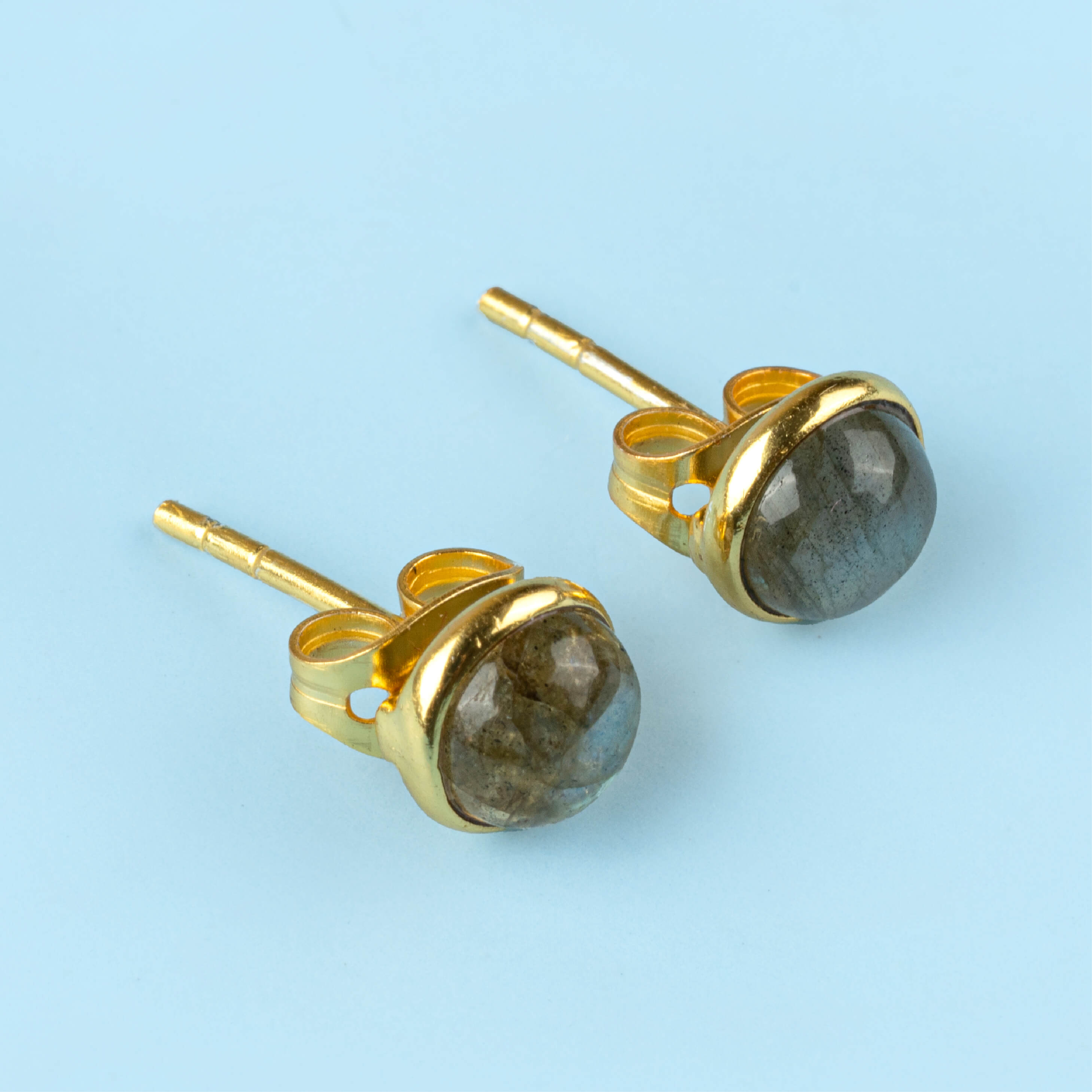 18K Gold Diamond Tiny Bell Earrings – Jamie Joseph