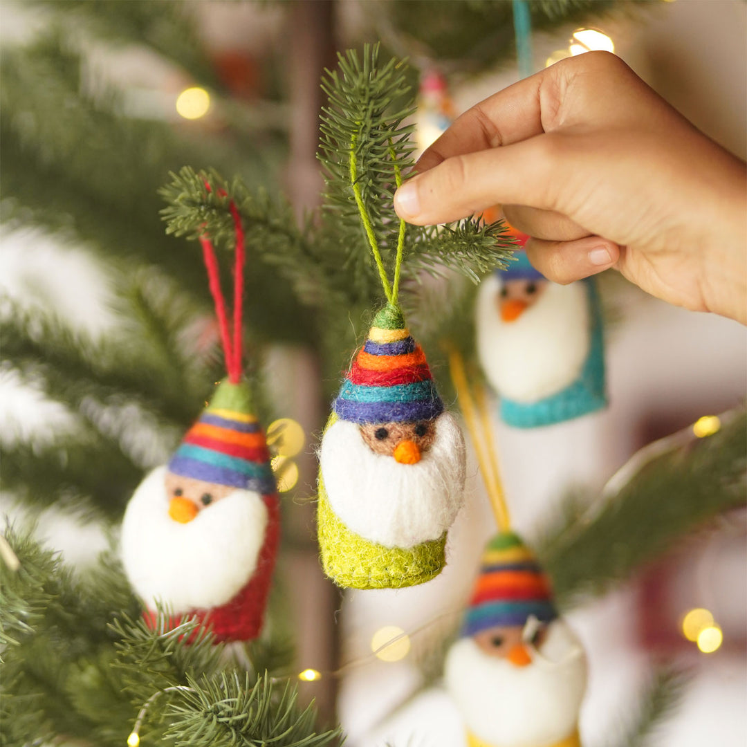 Handcrafted Felt Christmas Ornaments