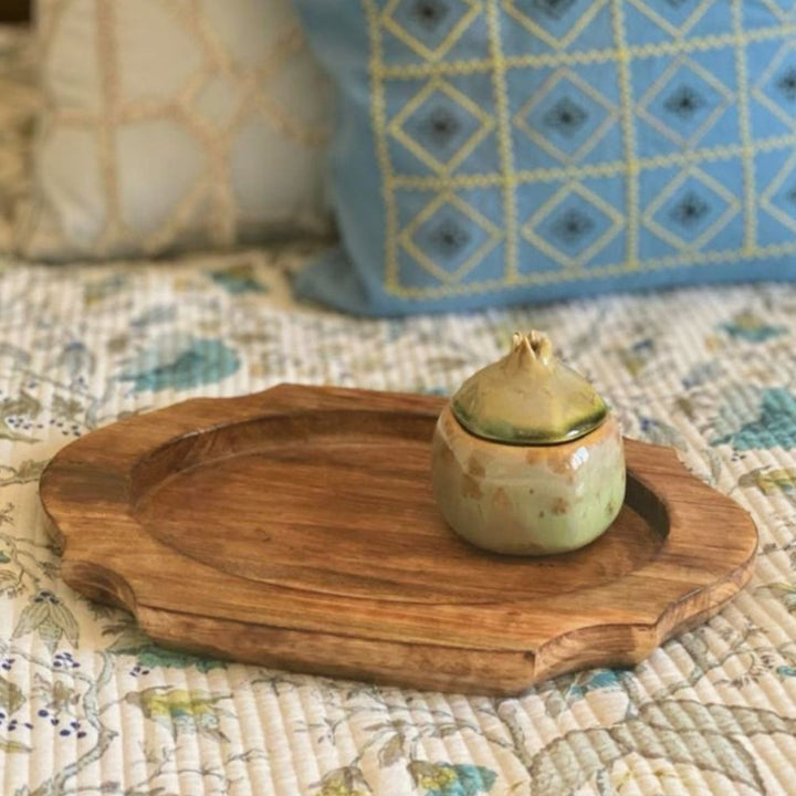 Seasoned Mango Wood Serving Platter