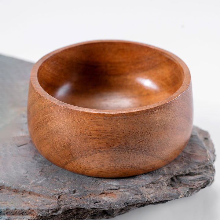 Gumbad Acacia Wood Dip Bowl I Set of 2