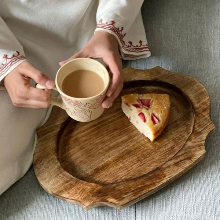 Seasoned Mango Wood Serving Platter