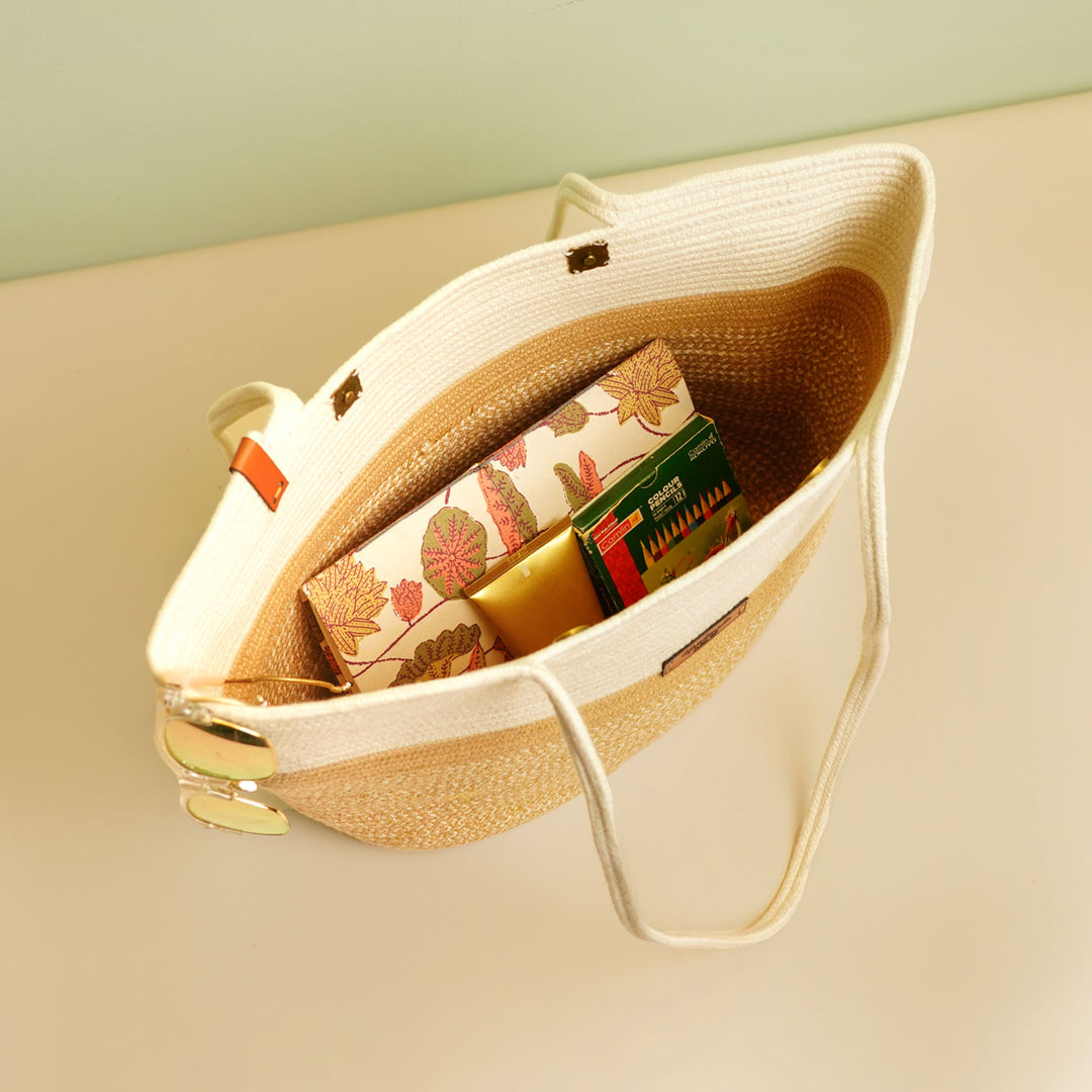 Stylish Everyday Cotton Yarn Tote Bag