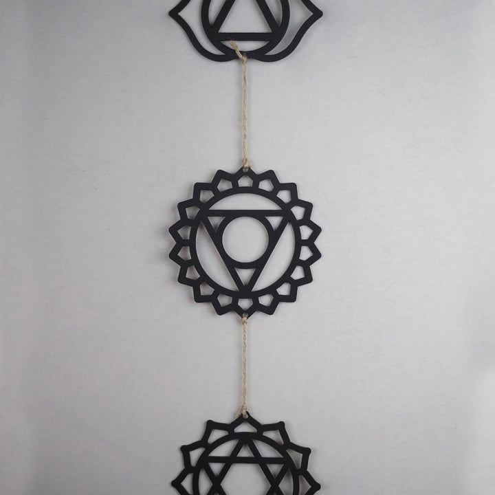 Hanging Chakra Steel Wall Art