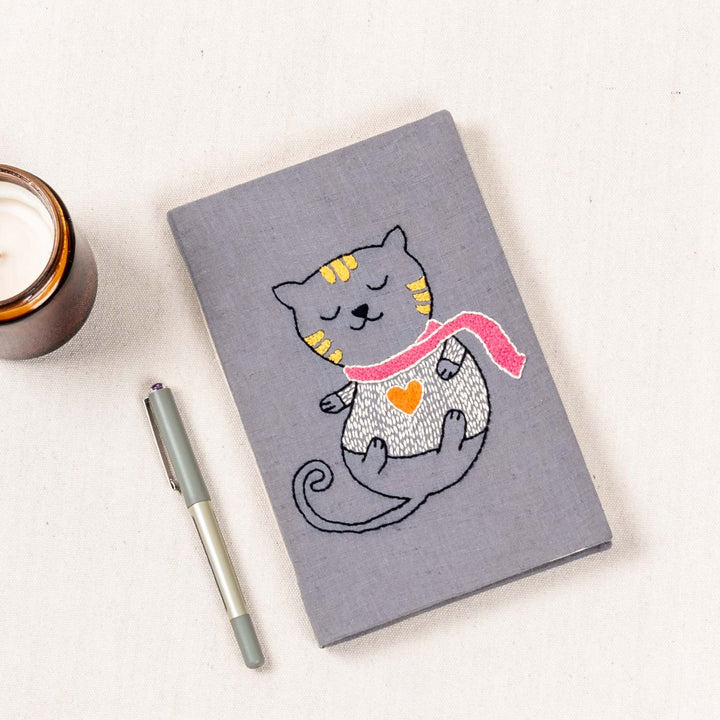 Hand Embroidered Animal Themed Notebook | 40 Pages, 140 GSM
