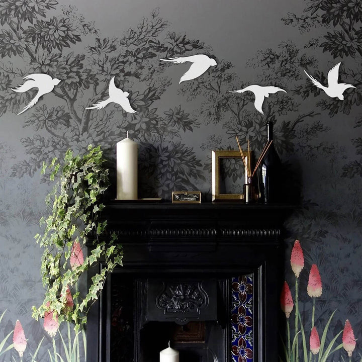 Birds Steel Wall Art | Easy to Install