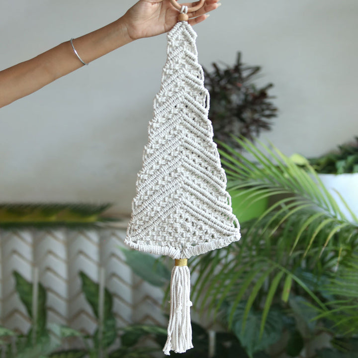 Macrame Christmas Tree Ornament