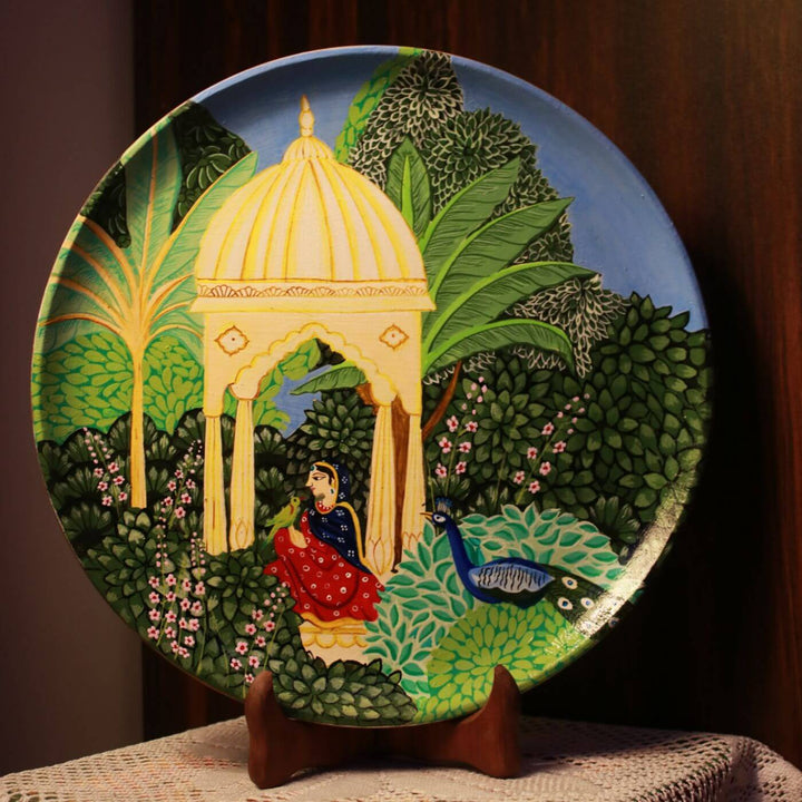 Handpainted Wooden Wall Plate