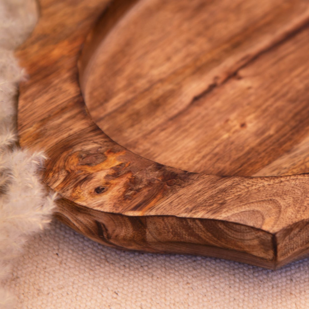 Seasoned Mango Wood Serving Platter