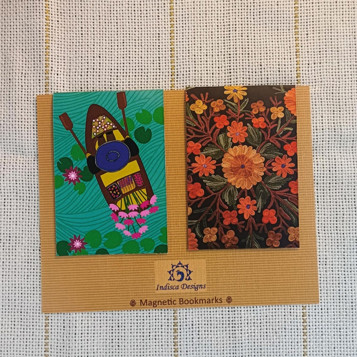 Printed Kashmir's Elegance Themed Bookmarks | Set Of 2