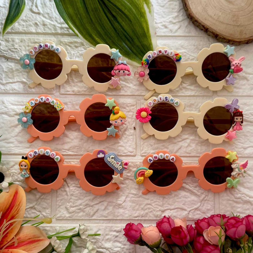 Personalized Unique Shapes Plastic Sunglasses For Kids