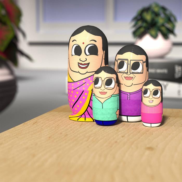 Custom store nesting dolls