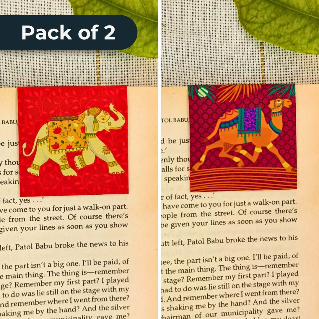 Printed Royal Rajasthan Themed Bookmarks | Set Of 2