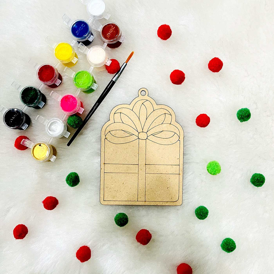 Ready To Paint Christmas Ornaments Diy Kit For Christmas Tree Decoration | Set Of 9