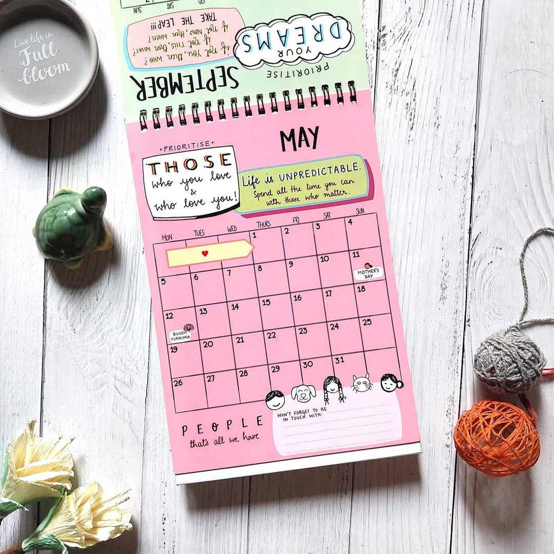 What Really Matters 2025 Spiral Calendar With Holidays | 10+ Freebies Included