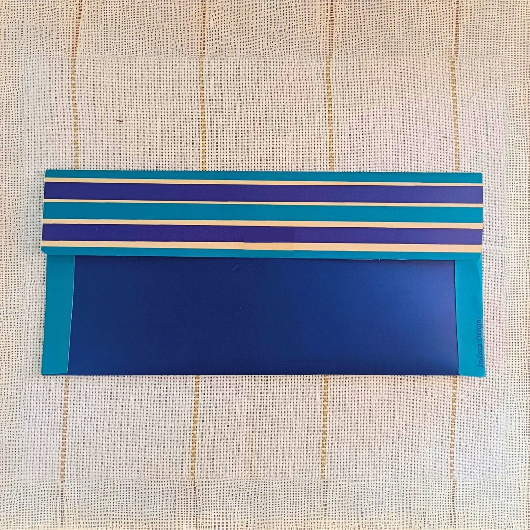 Printed Indigo Bloom Envelopes