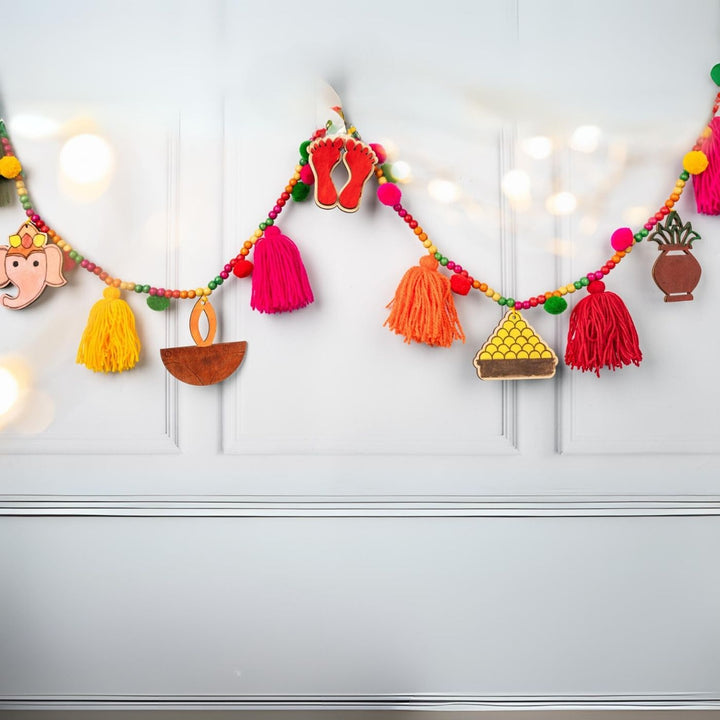 Handmade DIY Festive Paint it Yourself Bunting