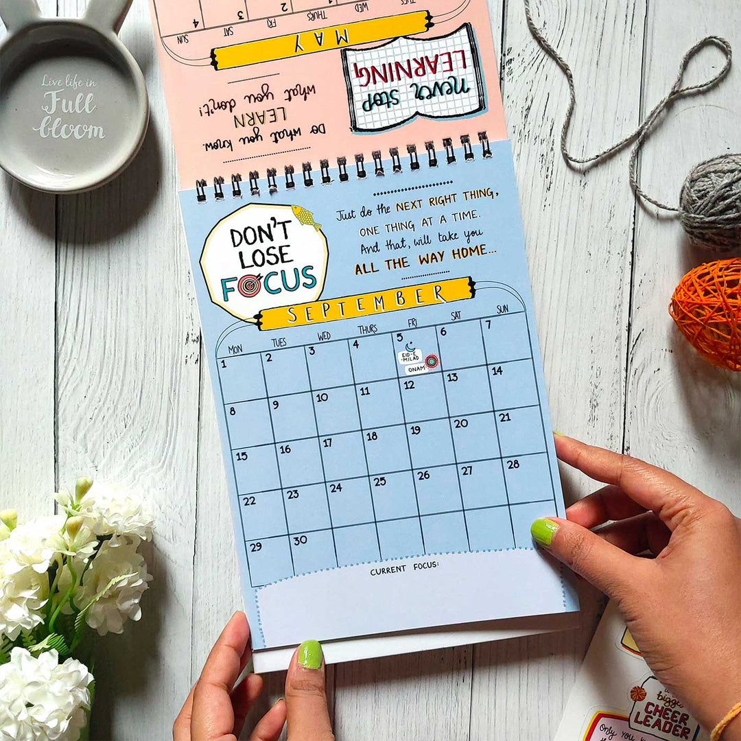 Take the Leap 2025 Spiral Calendar with Freebies With Holidays | 10+ Freebies Included