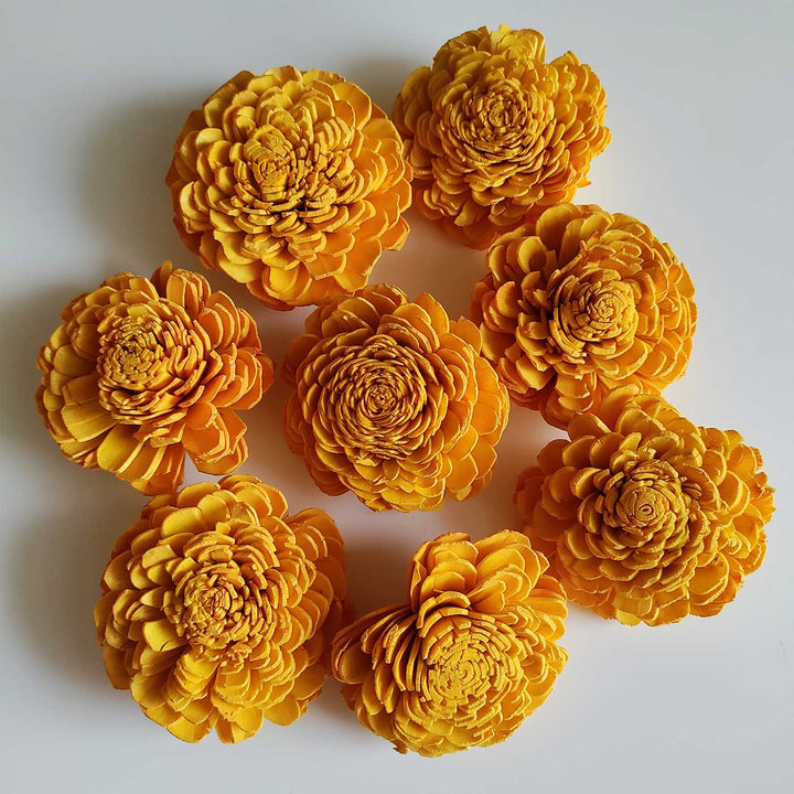 Handmade Sholapith Bunch For Decoration | Set Of 16